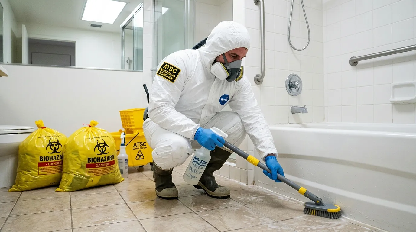 Decontamination equipment deployed for Blood Cleanup in Allegheny West